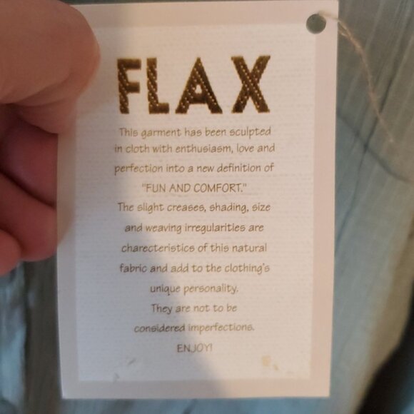 Flax Women's Floral Rayon-Blend Button-Up Size L NWT'S - Picture 8 of 10